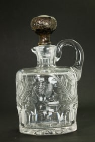 Reed & Barton Sterling Thistle Crystal Scotch Jug