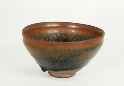 Chinese Song Jian Hare's Fur Ceramic Tea Bowl