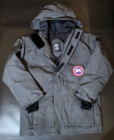 Canada Goose Graphite Gray Expedition Parka; XL.