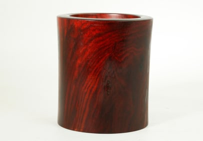 Chinese Solid Hongmu Brush Pot