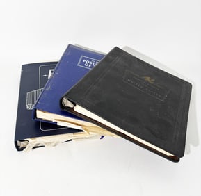 Three albums Worldwide Postage Stamp Collection