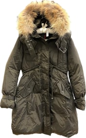 Moncler Down 3/4 Green Jacket Women's Size 1