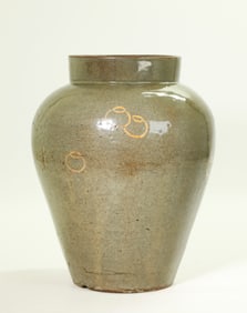 Fine Japanese Edo Crackle Glazed Pottery Jar