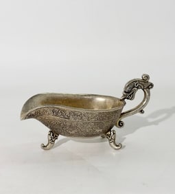 Chinese Silver Over Bronze Tang Type Water Dropper