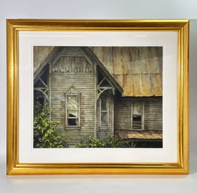Gary Eckhart; Watercolor Old Gingerbread House