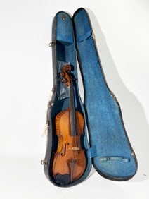 Labeled Vuillaume a Paris; Violin & Case