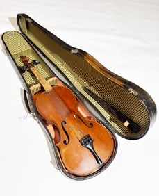 Italian Violin Roma 1918; Vintage Carrying Case