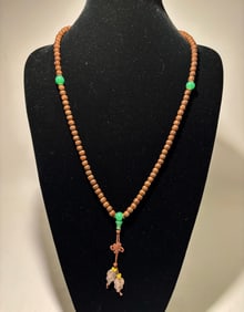 Chinese Chenxiang 108 Bead Rosary; 37G