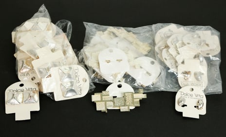 Vintage "Dolce Vita" Paris Design Earrings & Pins