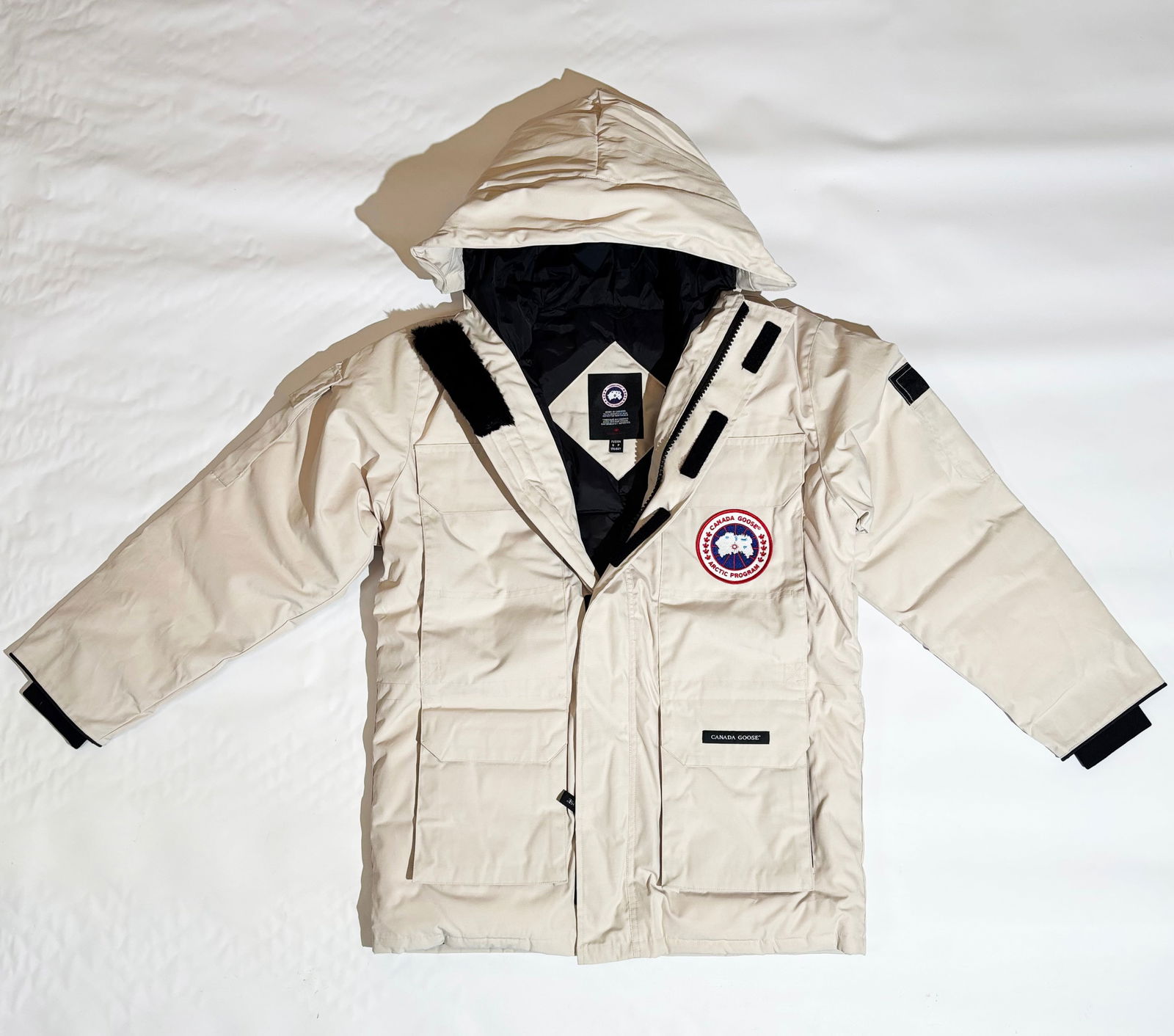 Canada Goose White Expedition Down Parka Jacket (1 of 5)