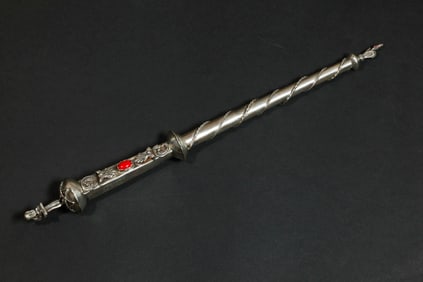Judaica; Russian Silver Yad Torah Pointer