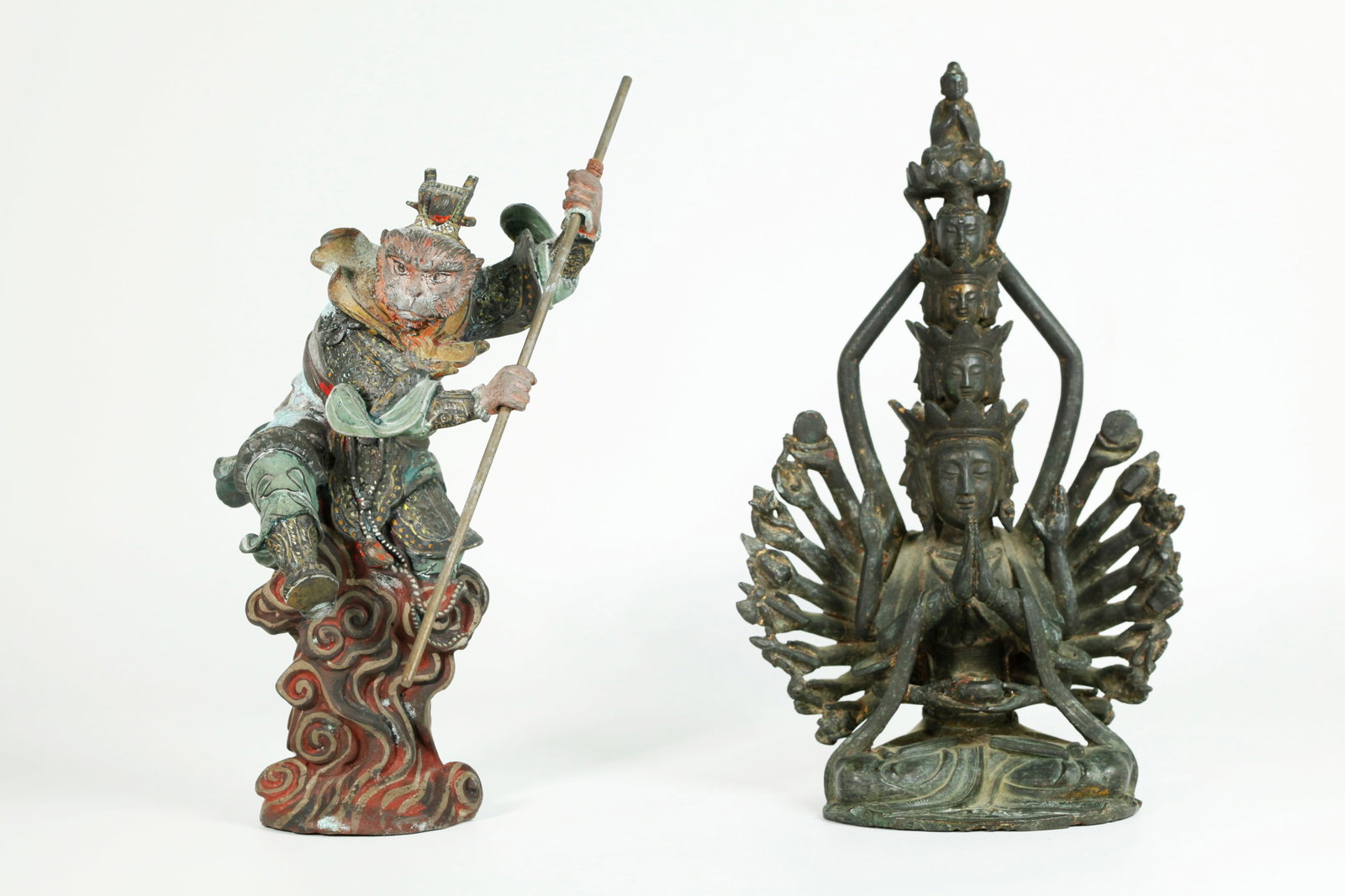 Chinese 1000 Armed Avalokiteshvara; Monkey King (1 of 6)