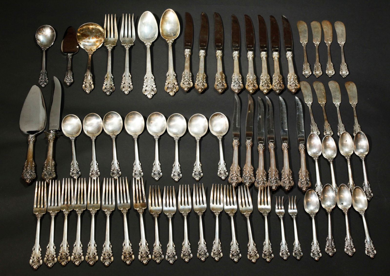 Wallace Sterling Grande Baroque Flatware Set (1 of 20)