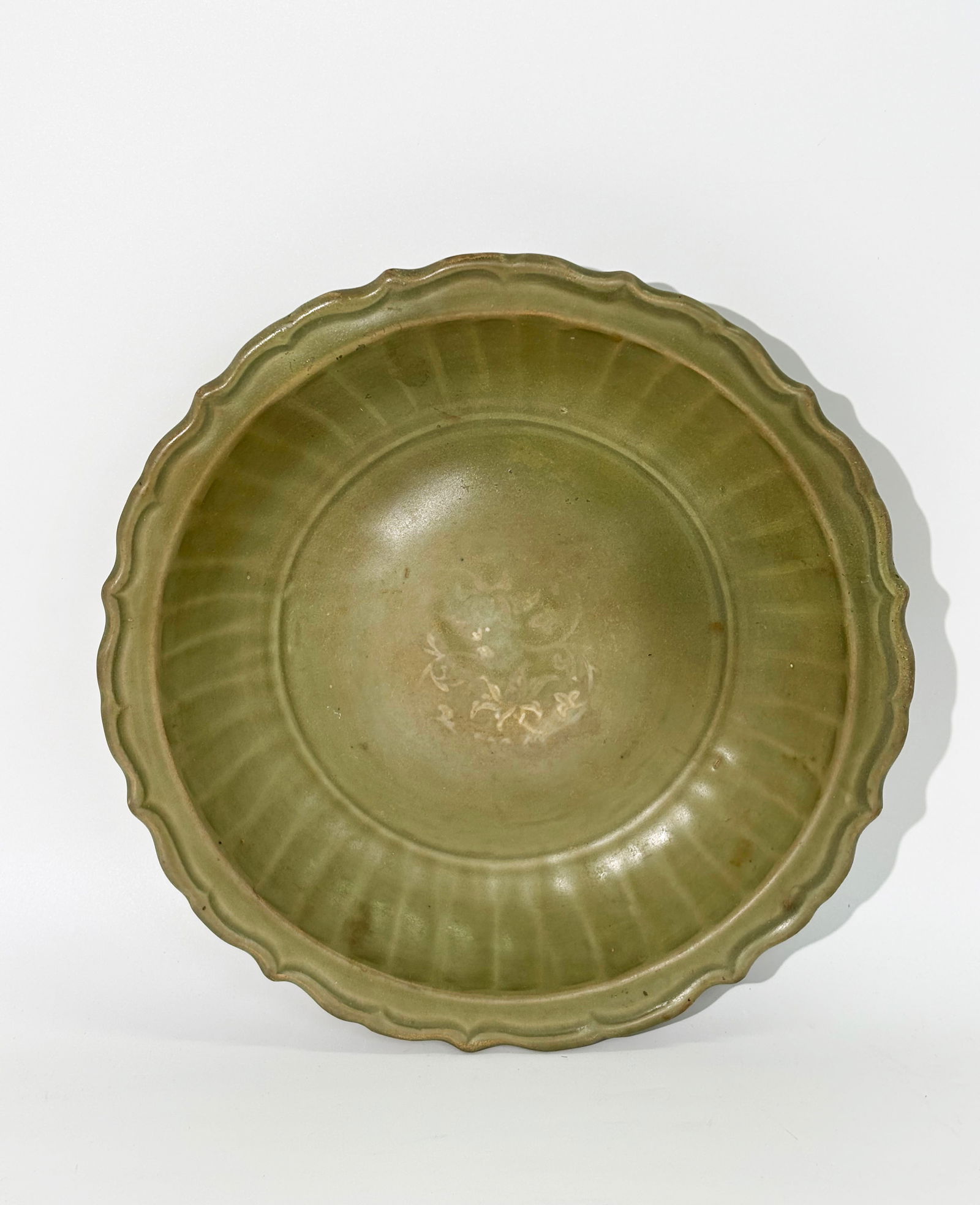 Chinese Ming Longquan Celadon Porcelain Charger (1 of 7)