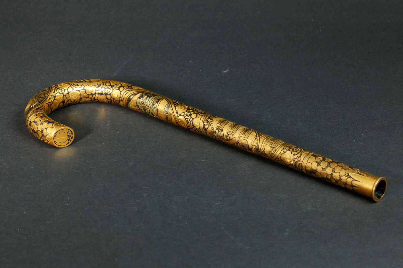 Fine Gilt Silver Japanese Parasol Handle (1 of 6)