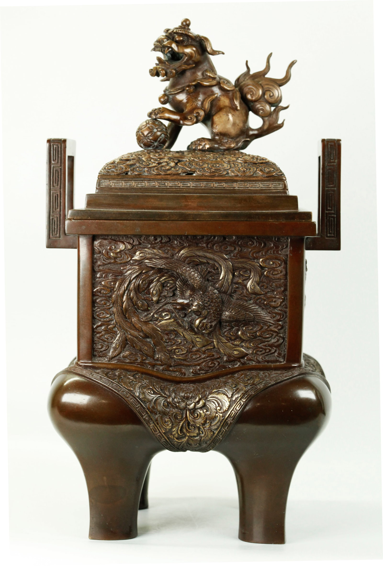 Fine Large Japanese Edo Bronze Incense Burner - 2 (1 of 7)