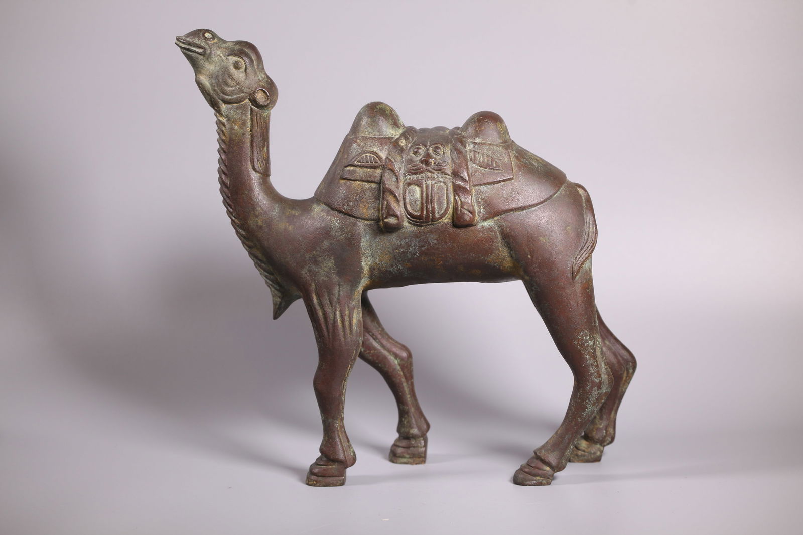 Chinese Tang Style Standing Camel in Bronze (1 of 6)