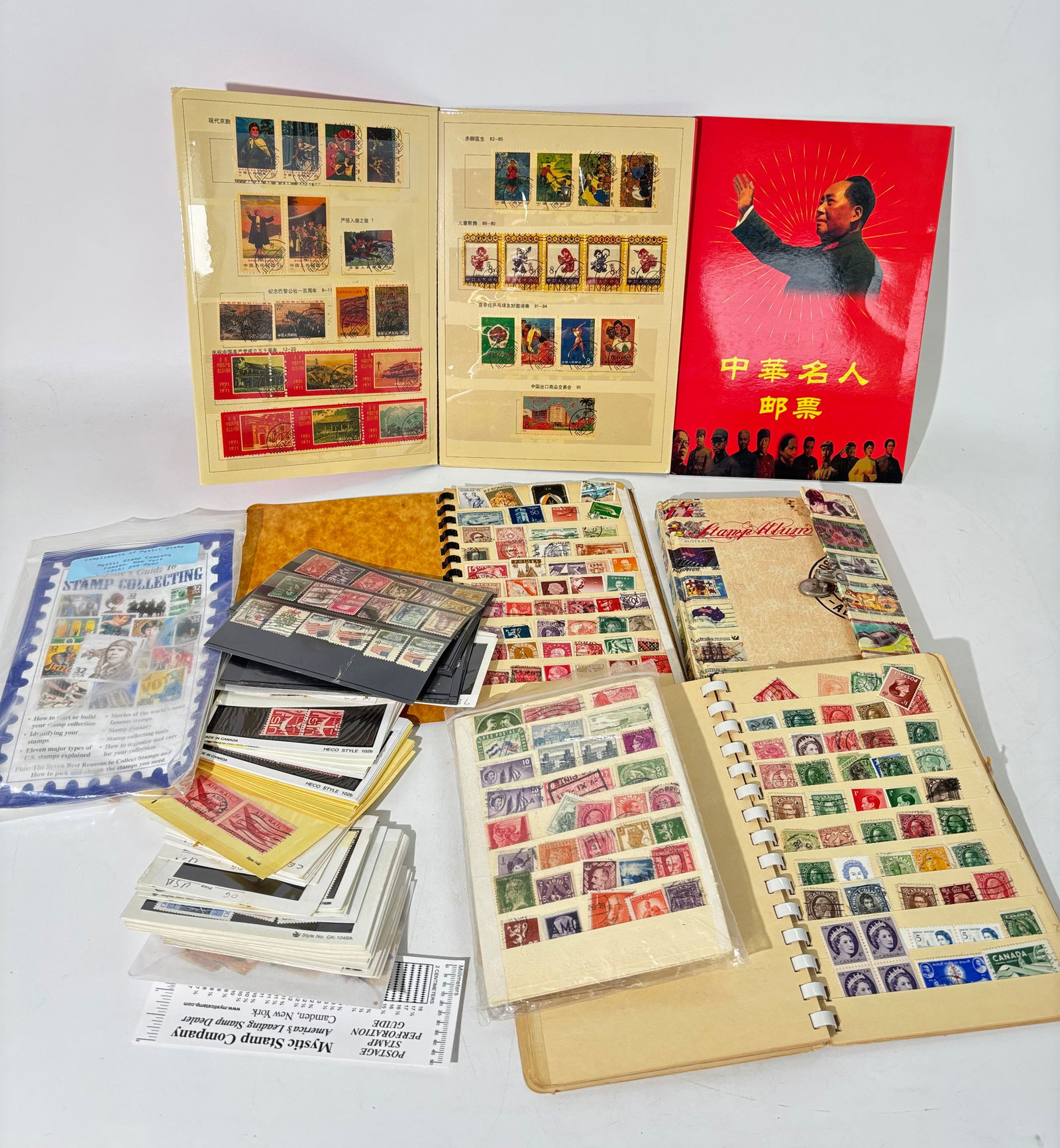 Postage Stamp Collection, Worldwide & US, China (1 of 12)
