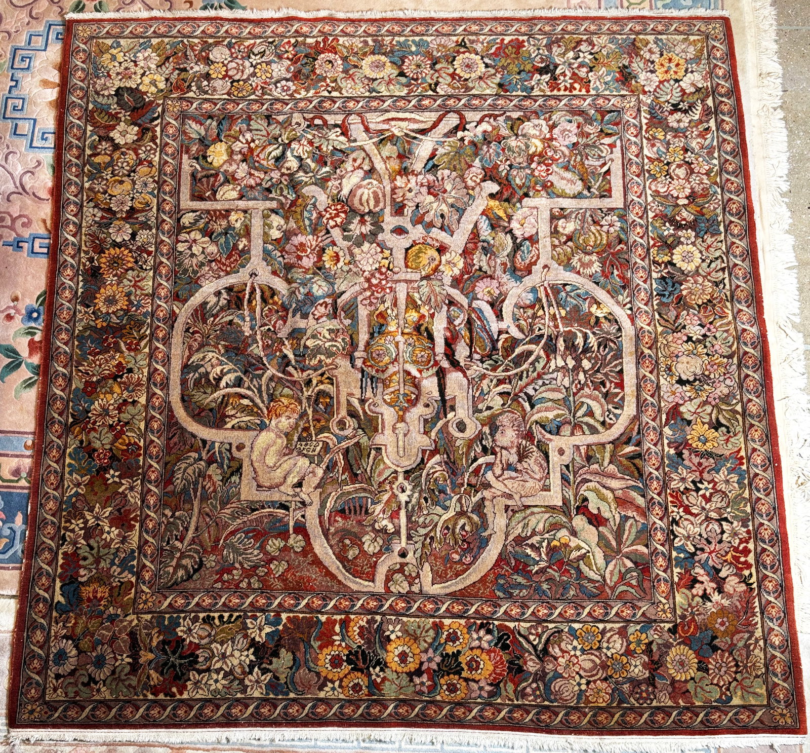Rare Middle Eastern "Tapestry" Carpet Circa 1900 (1 of 7)