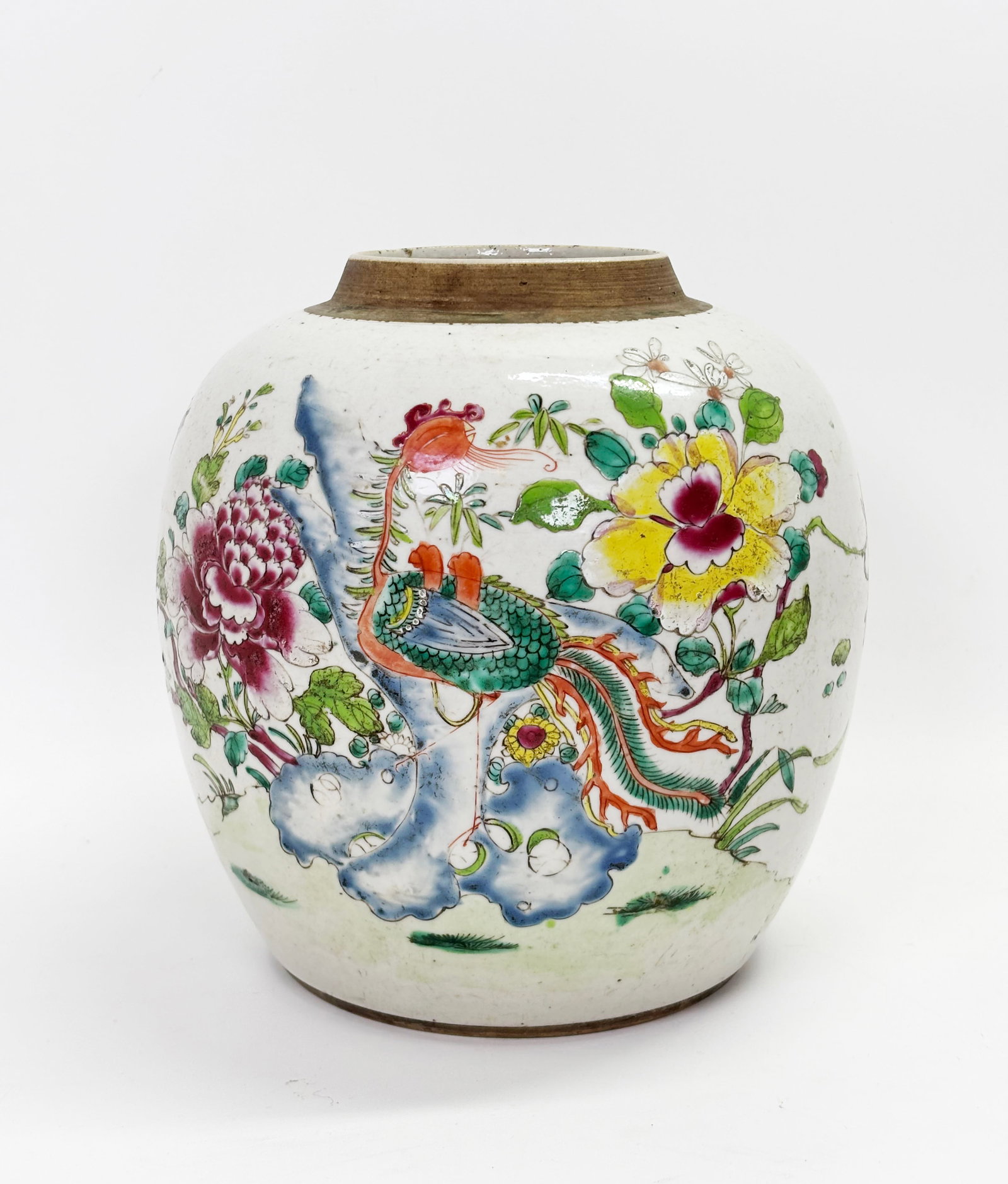 Chinese 18th C Famille Rose Porcelain Ginger Jar (1 of 6)