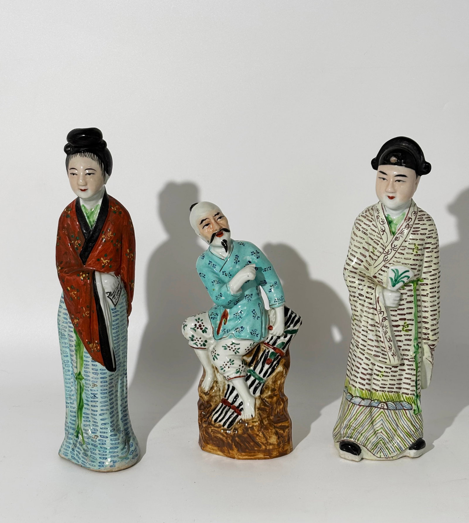 Three Chinese Famille Rose Figures (1 of 7)