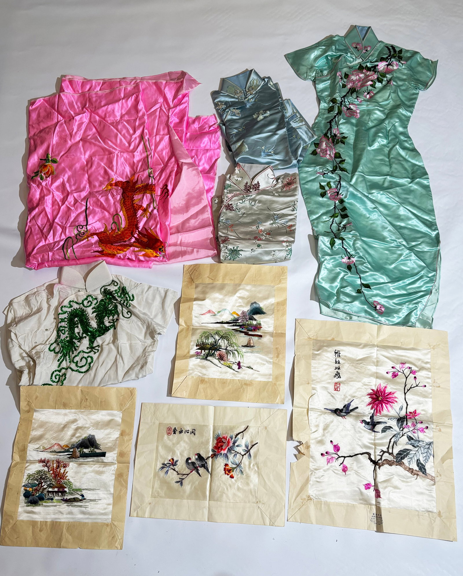Vintage Chinese Silk & Embroidery Collection (1 of 11)