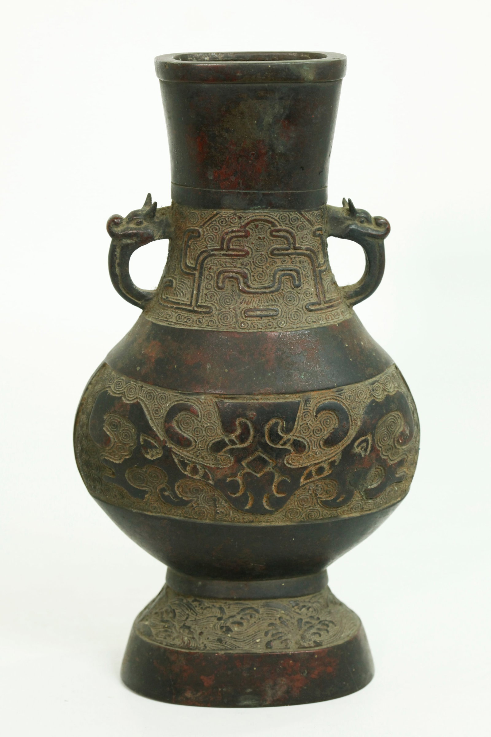 Chinese Ming Dynasty Bronze Archaistic Altar Vase (1 of 5)