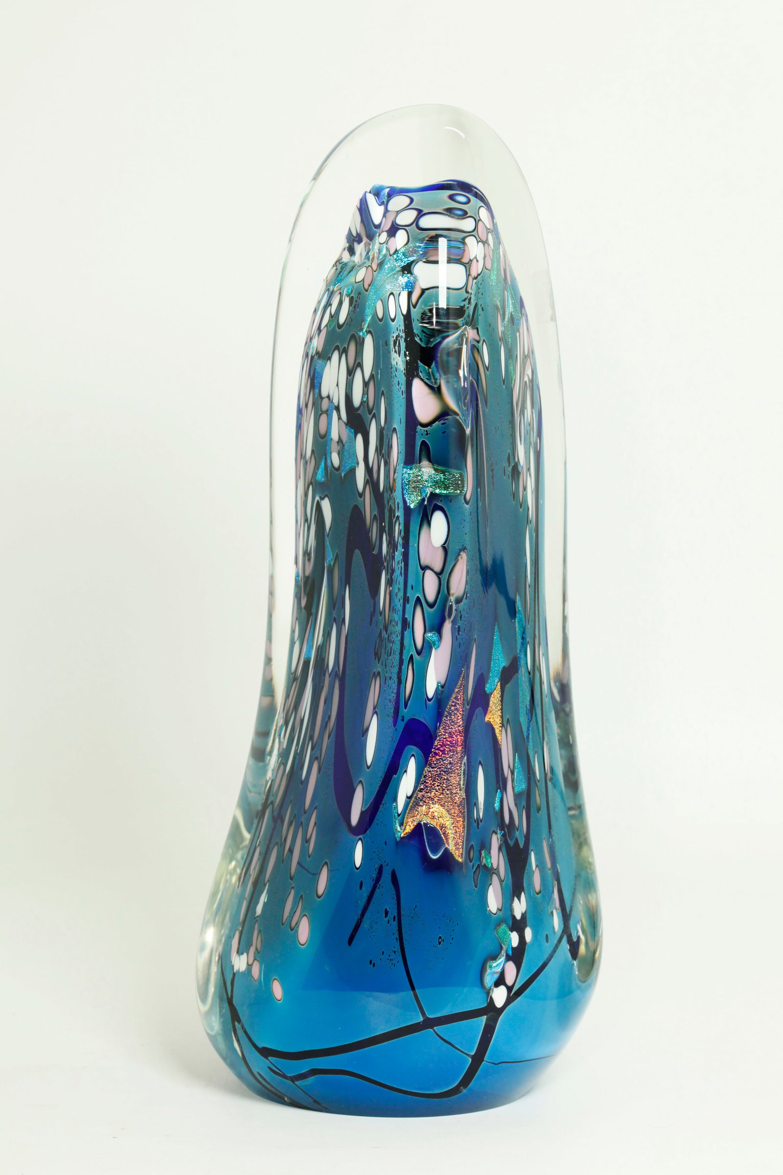 Signed Rollin Karg 1993 Unique Glass Sculpture (1 of 5)