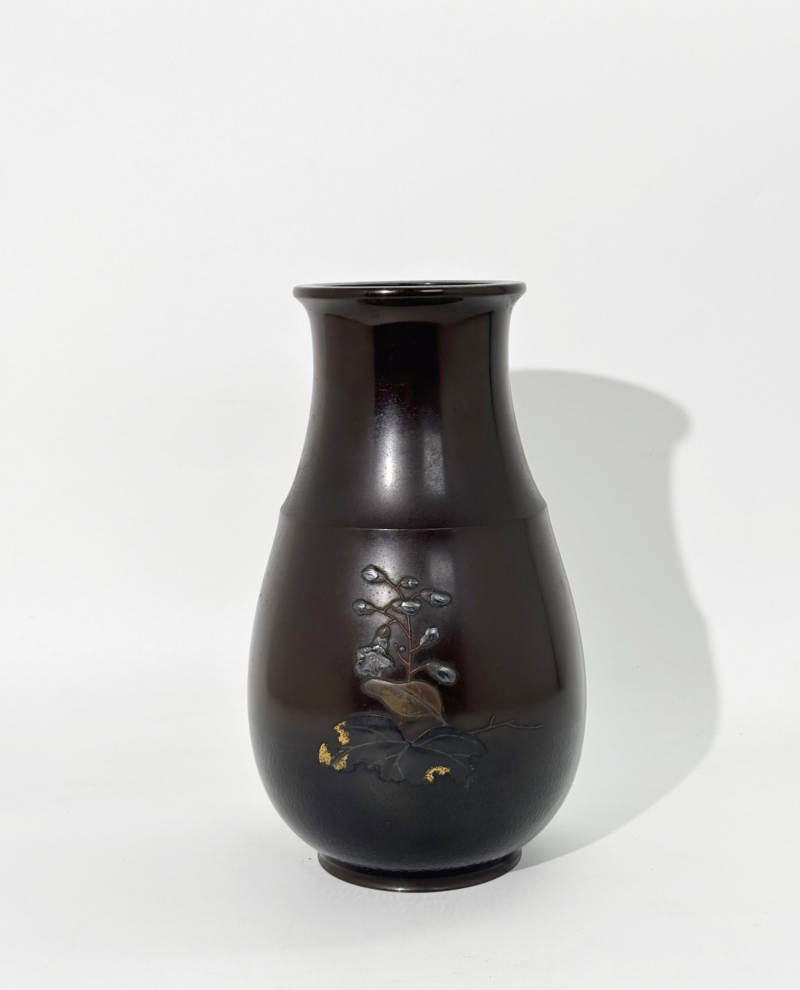 Fine Japanese Mixed Metal Bronze Ikebana Vase (1 of 6)
