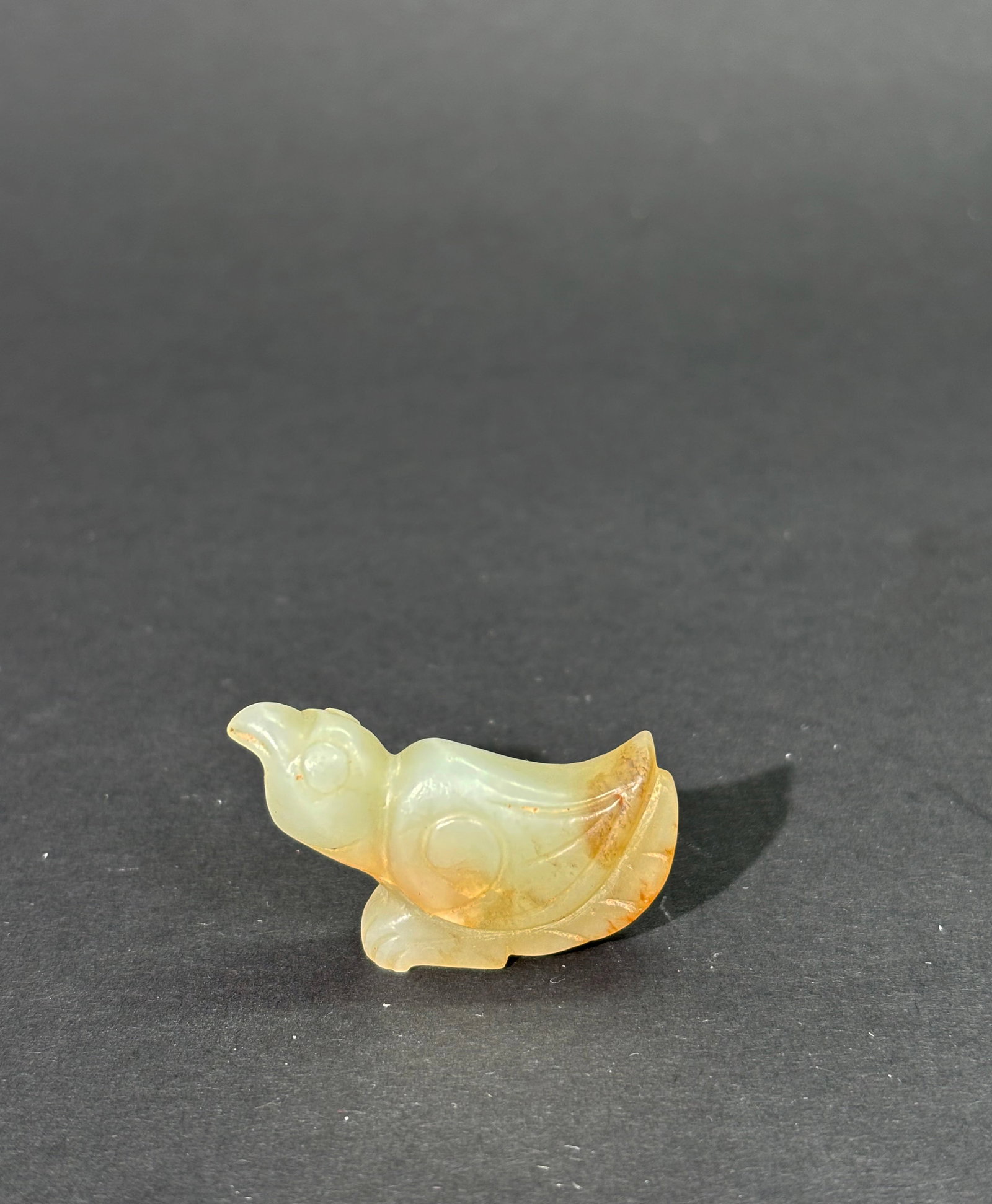Chinese Pale Celadon Jade Archaistic Bird Toggle (1 of 5)