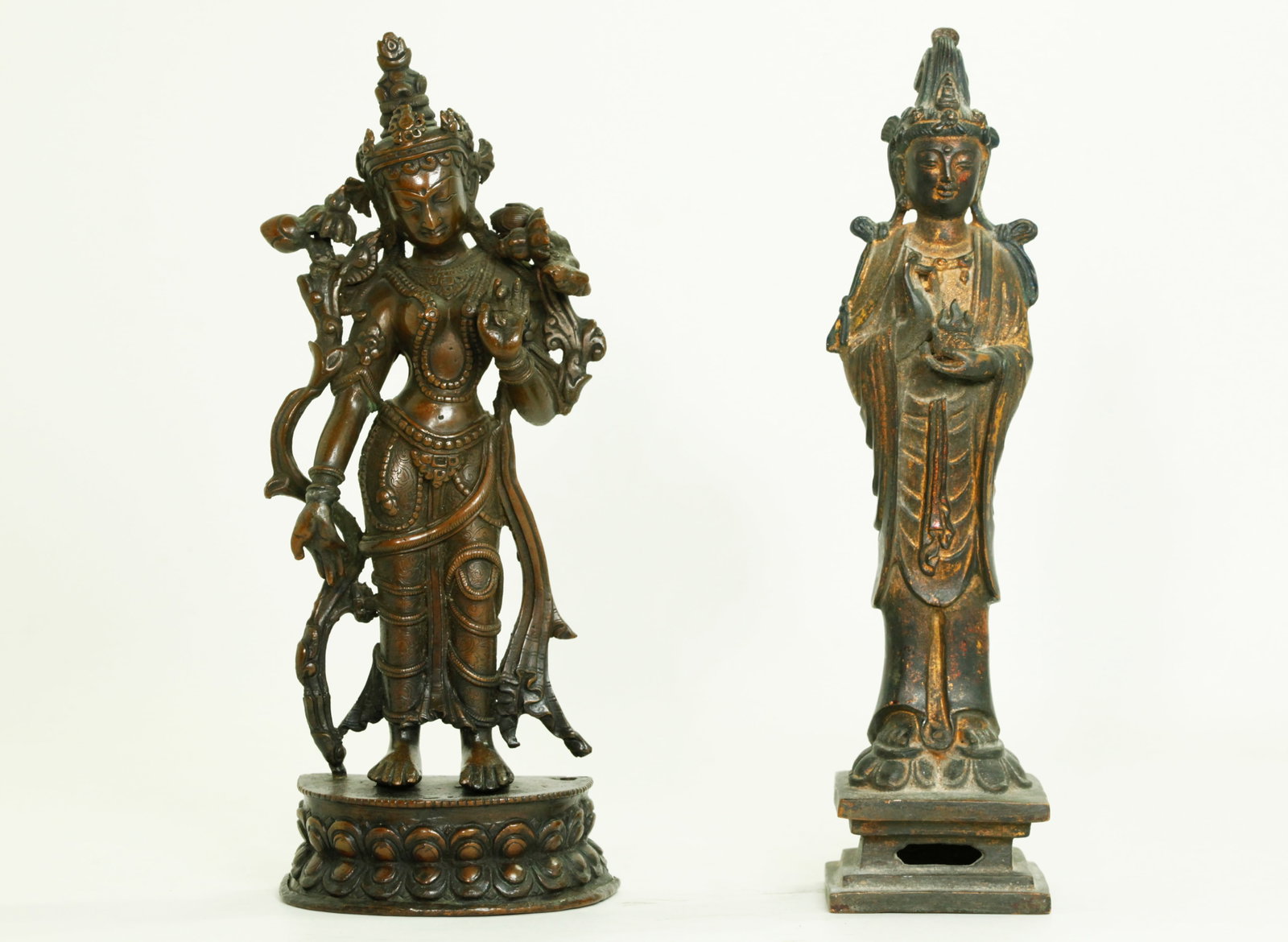Tibetan Bronze Figure Of Avalokiteshvara; Guanyin (1 of 6)