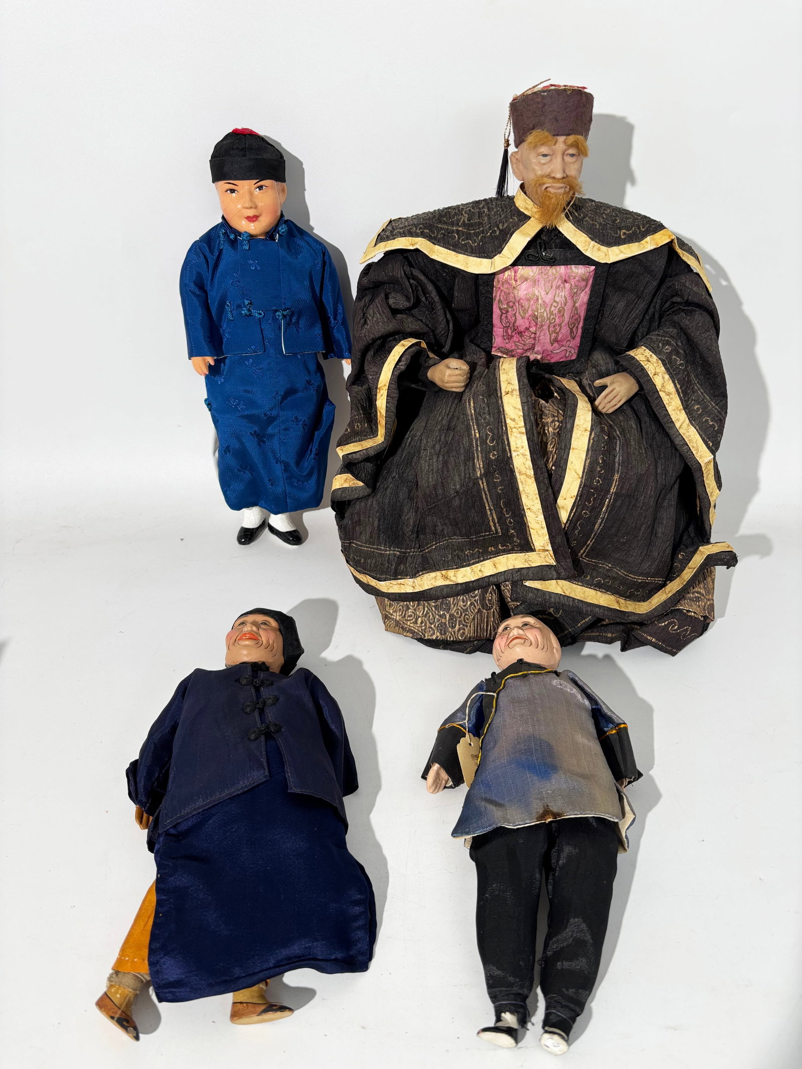 4 Antique Chinese Dolls (1 of 6)
