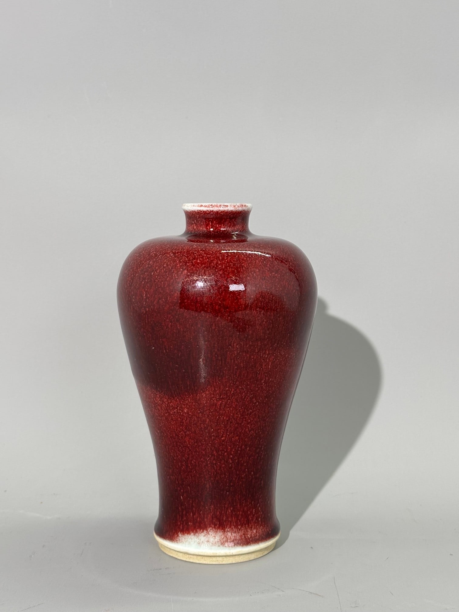 Chinese Porcelain Langyao Red Glazed Meiping Vase (1 of 5)