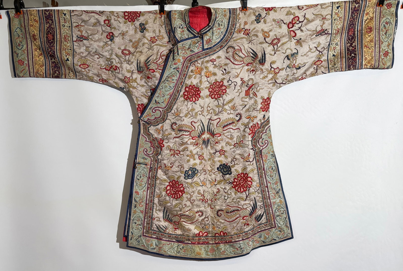 Fine Chinese Qing Embroidered Silk Phoenix Coat (1 of 12)