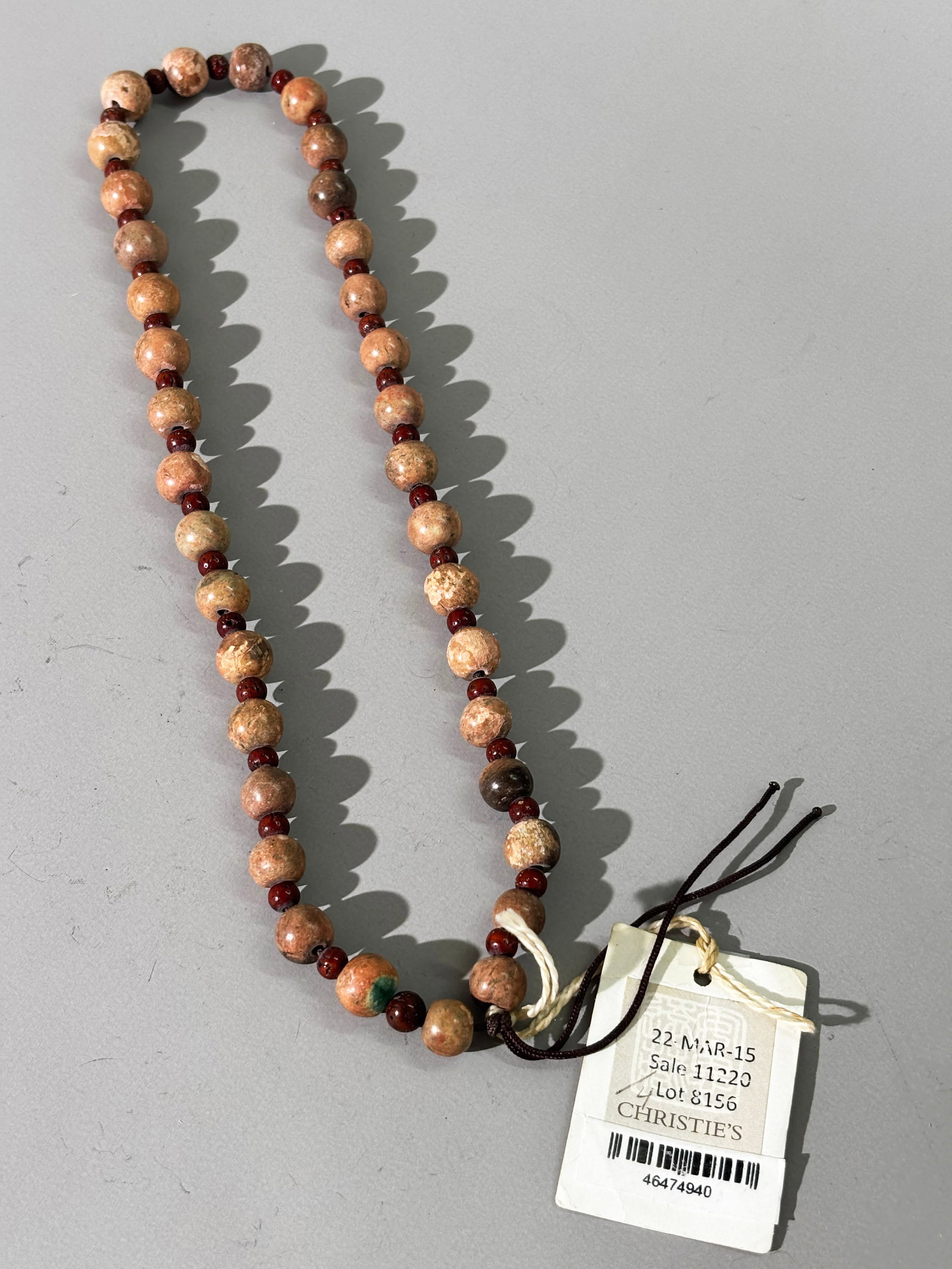 Ellsworth Christie's Chinese Stone Bead Necklace (1 of 6)