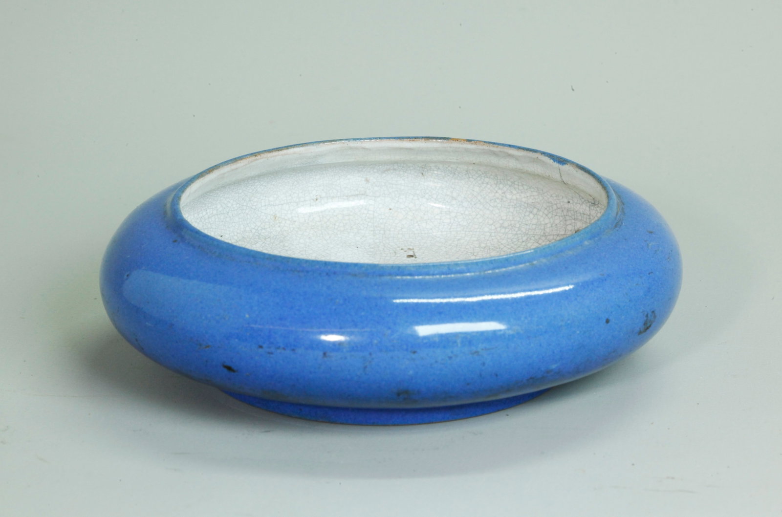 Chinese 19 C Enameled Yixing Zisha Ceramic Washer (1 of 5)