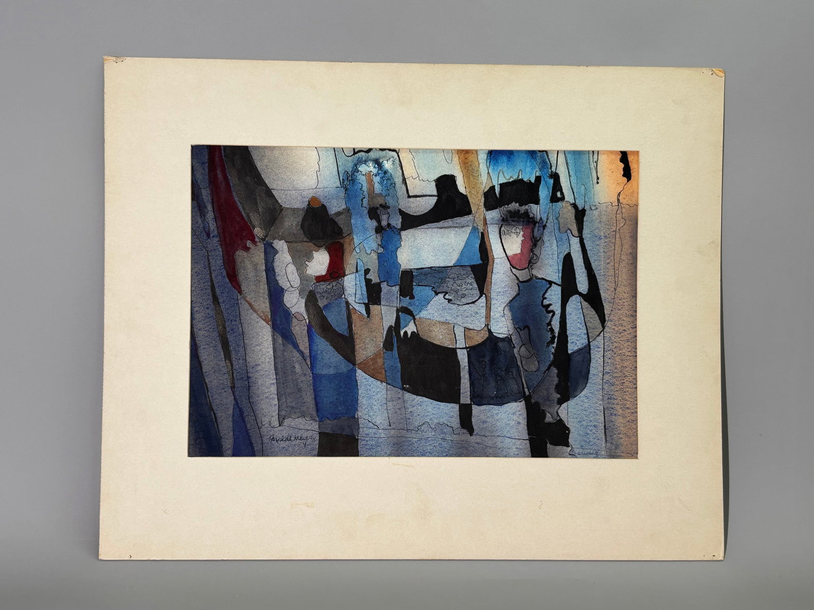 Elizabeth Friedenberg; Watercolor & Ink Painting (1 of 6)