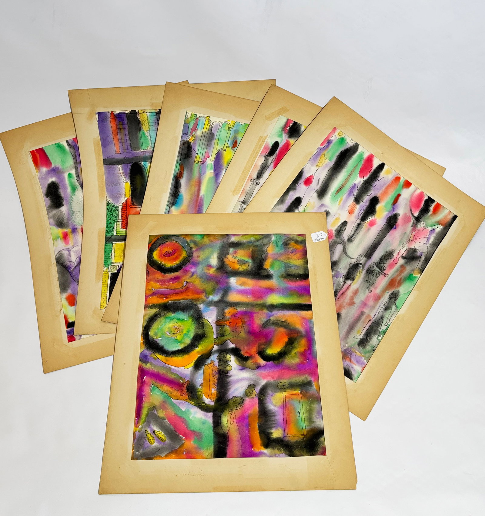 Richard Ulrich:6 Psychedelic Color & Ink Drawings (1 of 10)