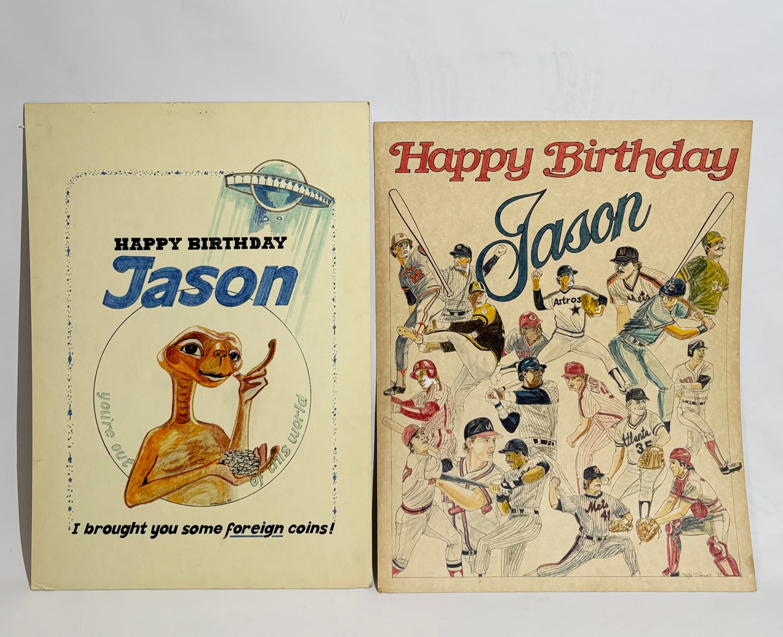 Phylis Samuels 2 Original Happy Birthday Jason Art (1 of 7)