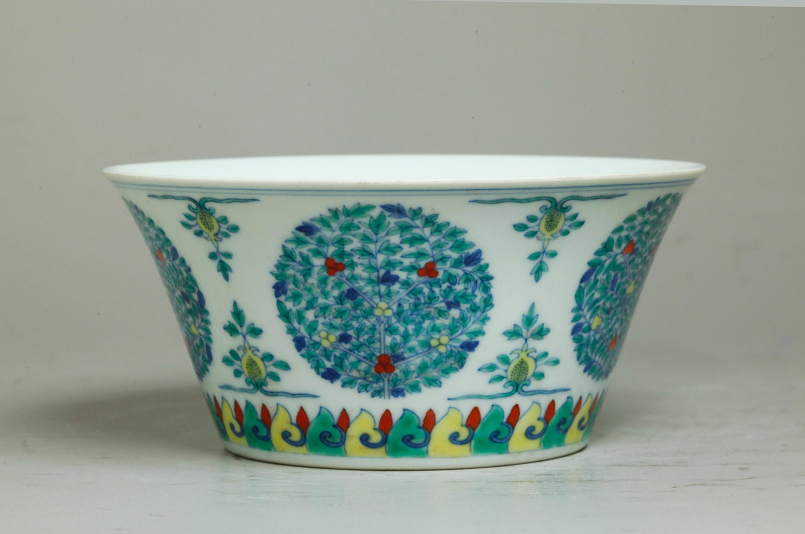 Chinese Underglaze Blue & Doucai Porcelain Bowl (1 of 5)