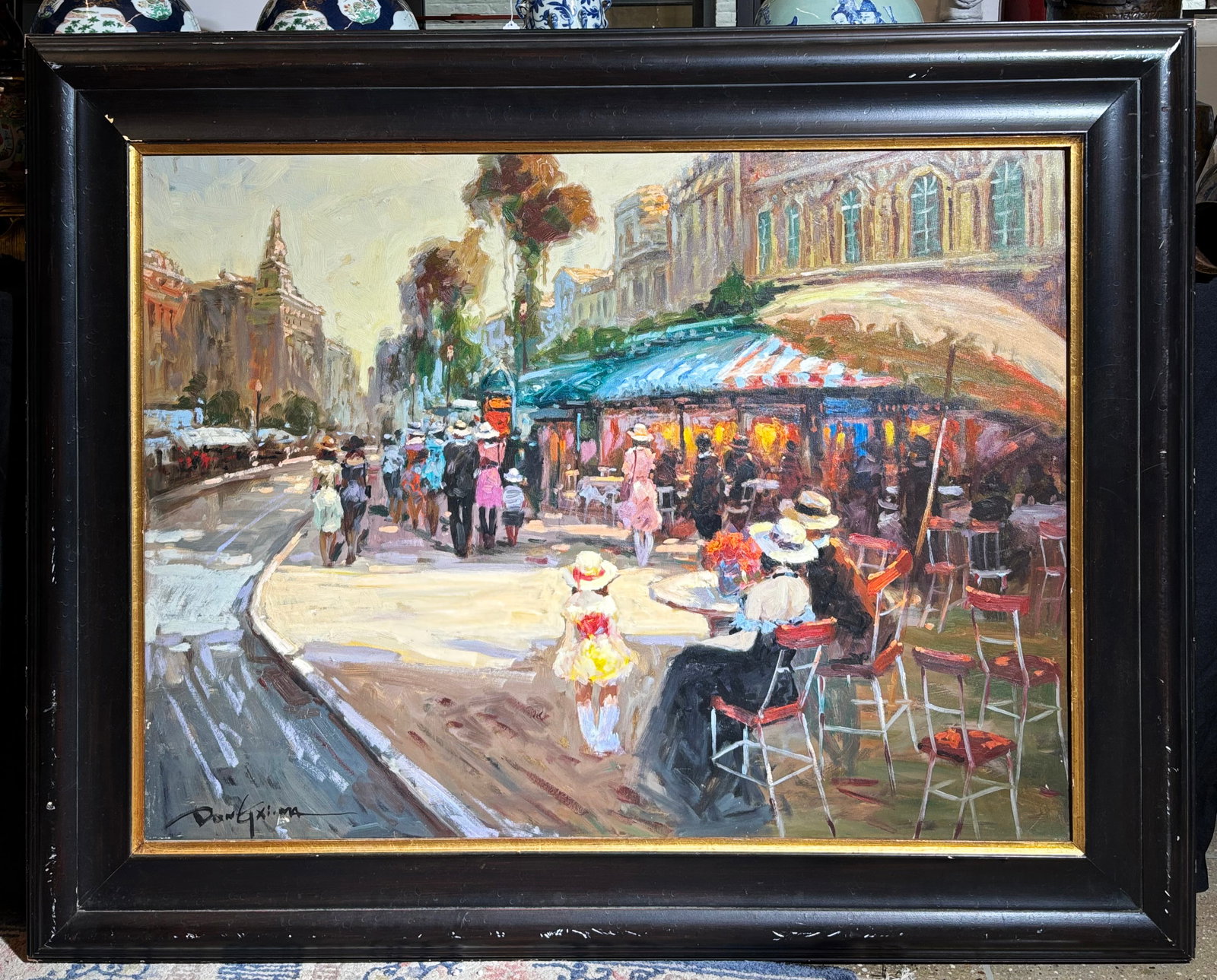 Dong Xima; European Sidewalk Cafe Scene (1 of 7)