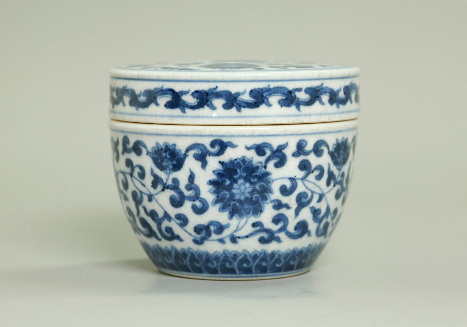 Chinese Blue White Soft Paste Porcelain Cup Warmer (1 of 5)