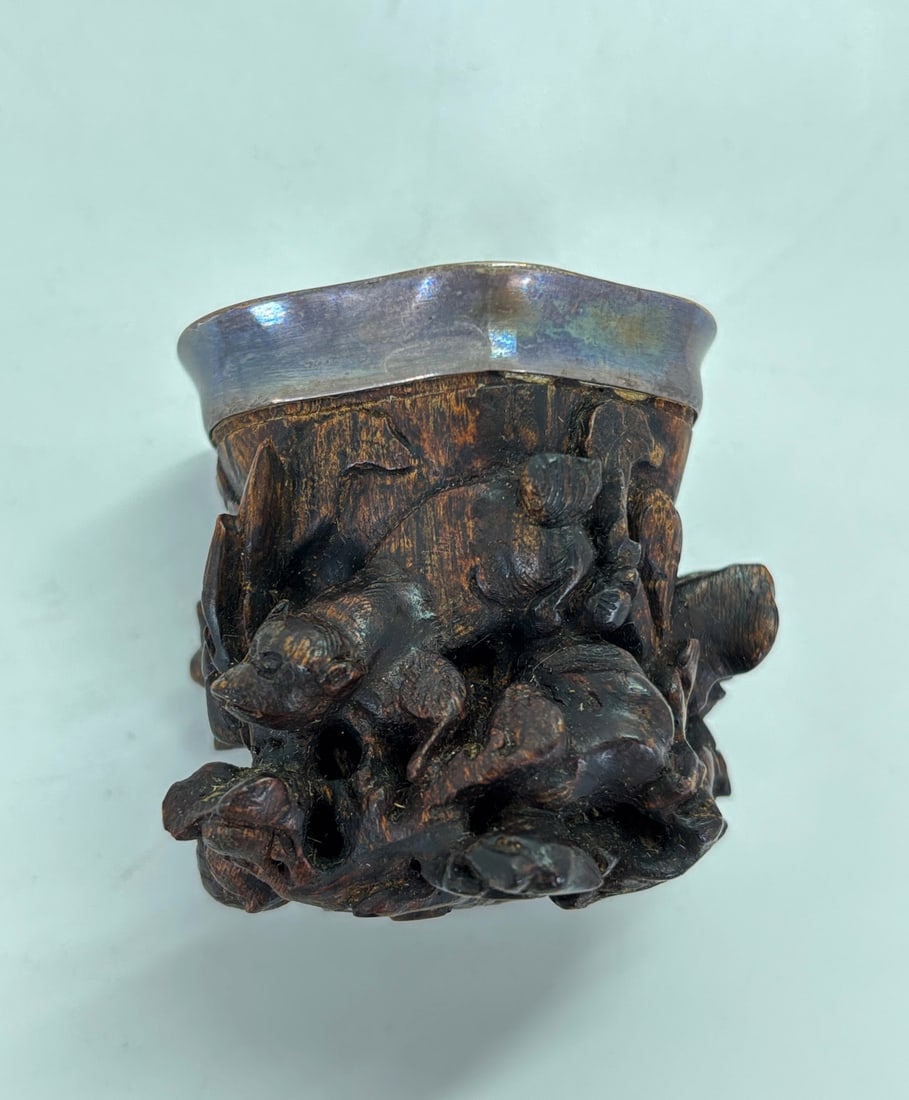 10 Rare Chinese 18/19th C Chengxiang & Silver Cups - 3
