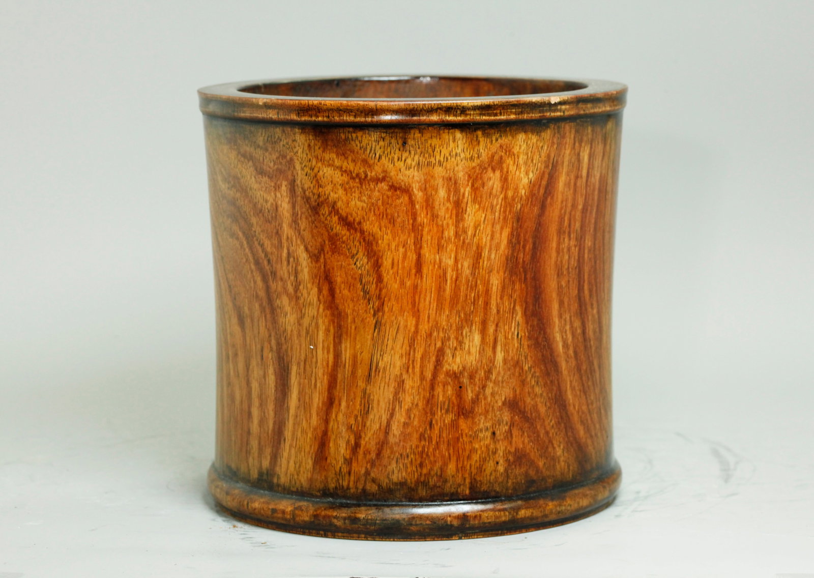 Chinese Huanghuali Bitong Brush Pot (1 of 5)