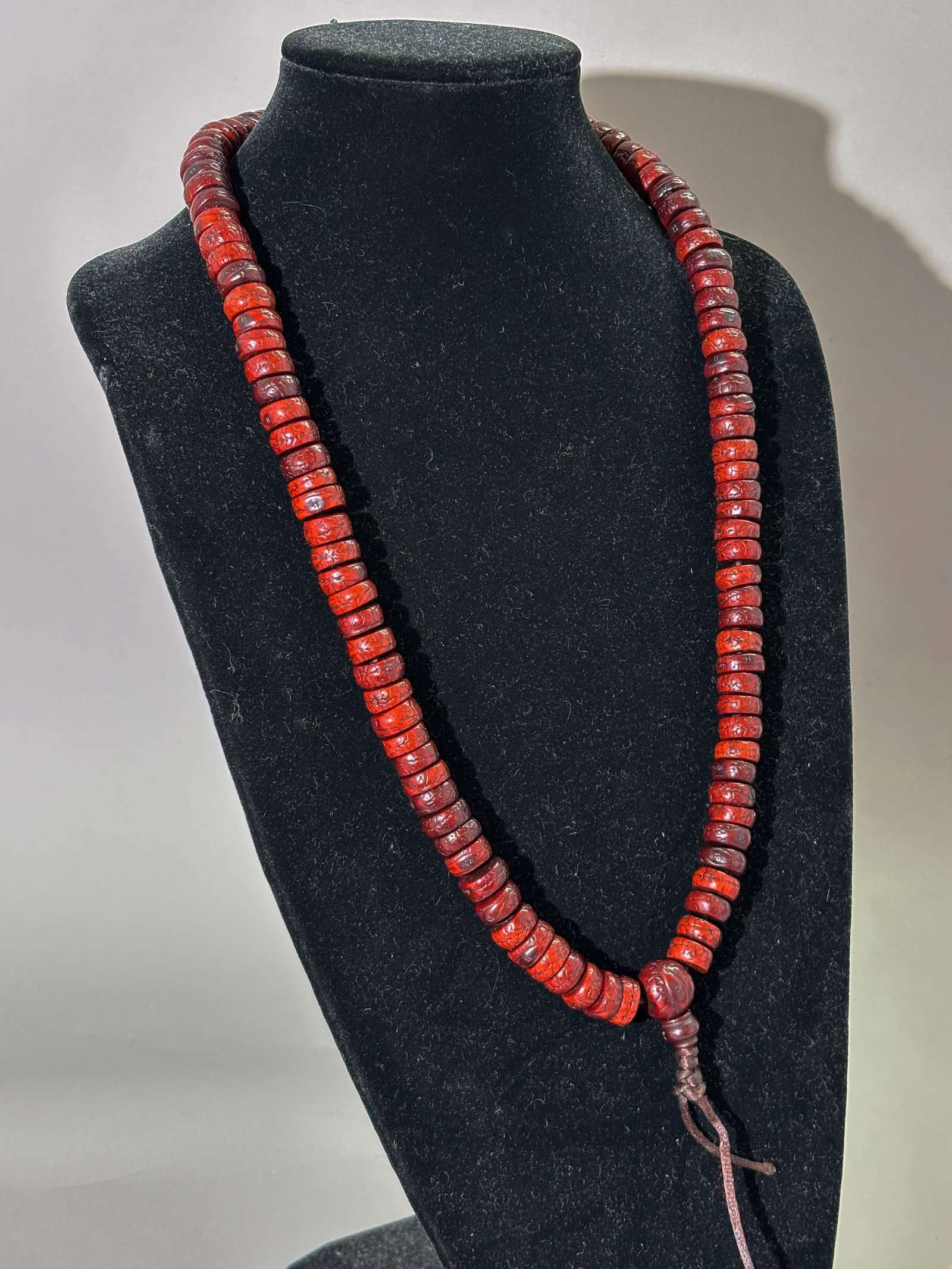 Tibetan 108 Large Bodhi Bead Rosary; 109G (1 of 6)