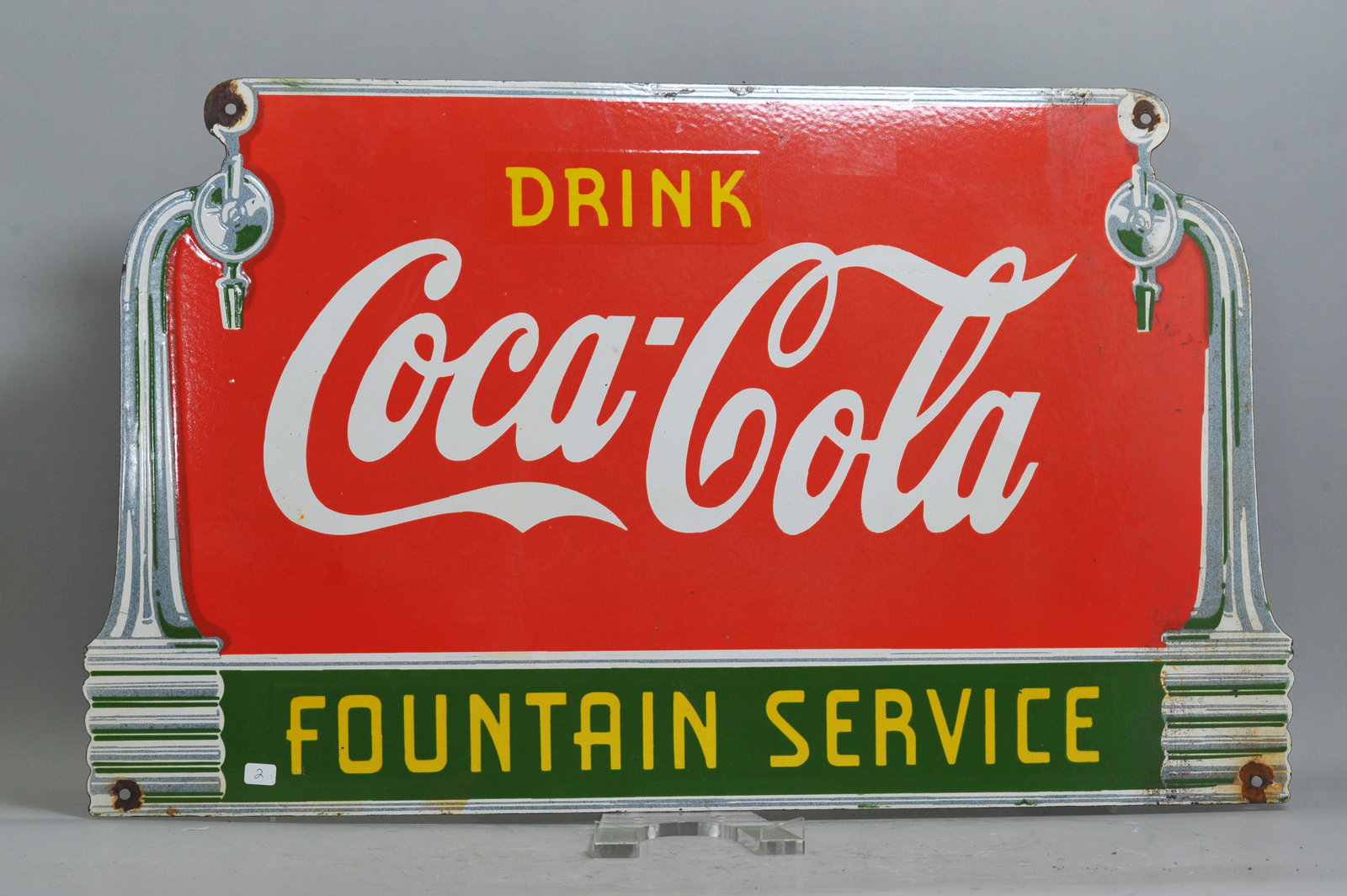 A Vintage Coca-Cola Advertising Sign (1 of 2)