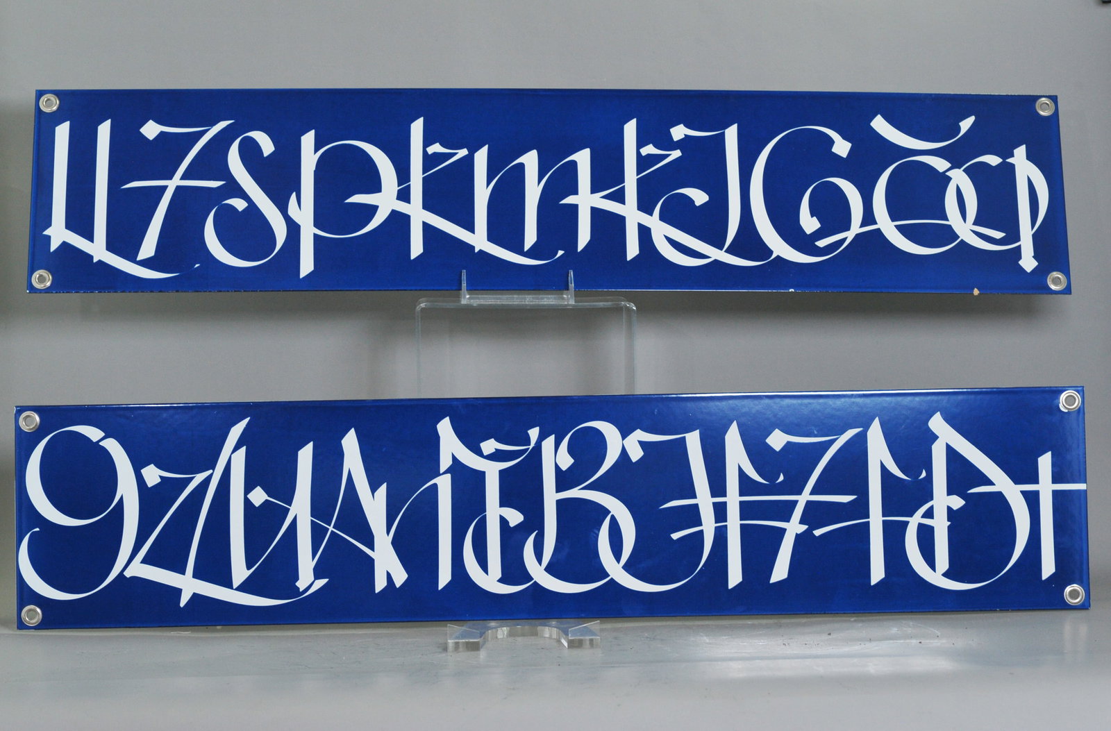 Pair of Contemporary Enamel Street Signs (1 of 4)