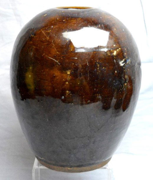 Chinese Yixing Glazed Pottery Jar