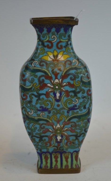 19th C Chinese Cloisonne Incense Tool Vase (1 of 7)