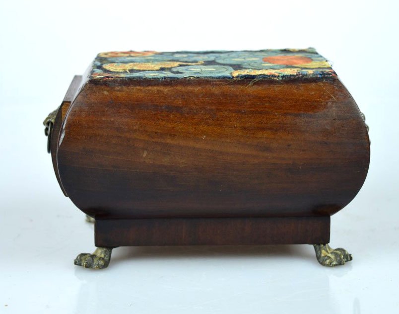 English Regency mahogany veneered jewel box (1 of 6)